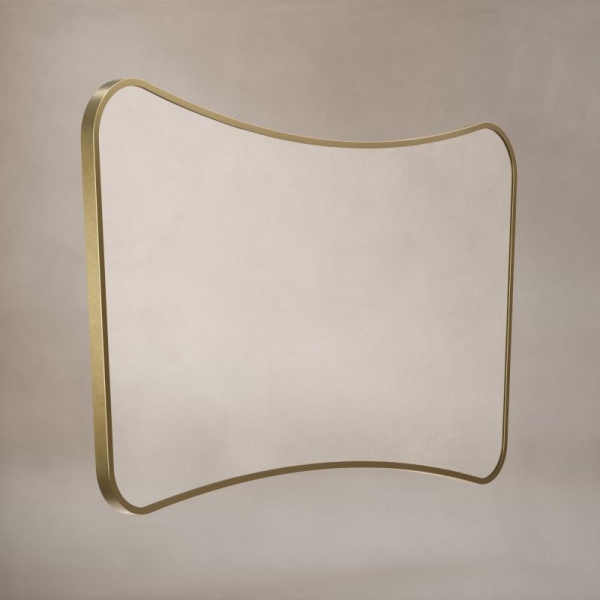 Delphine Mirror 120 x 70cm - Brushed Brass